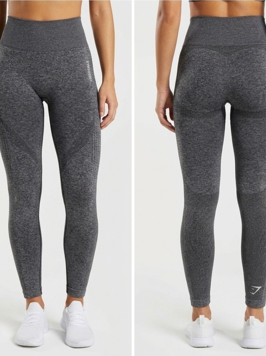 Gymshark Pants - Gymshark Seamless High-Waist Leggings in Charcoal Gray